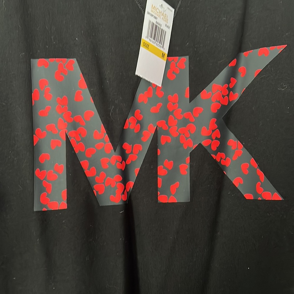 MICHAEL Michael Kors Black Sweatshirt with Red Logo - Picture 2 of 6
